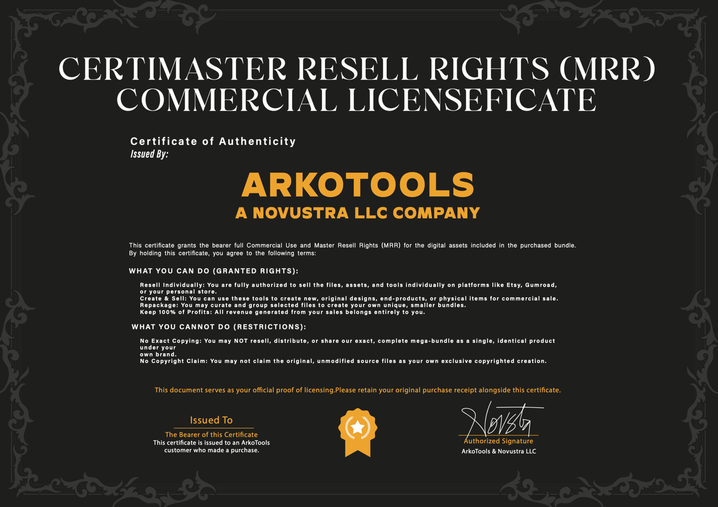 Complete Etsy Business System: Masterclass Course & Creation Tools & Certificate - ArkoTools