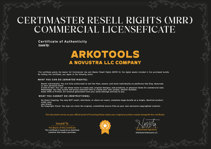 Complete Etsy Business System: Masterclass Course & Creation Tools & Certificate - ArkoTools