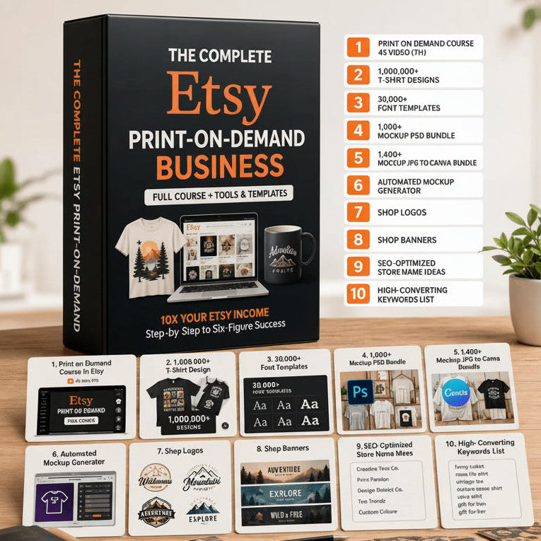 Complete Etsy Print-on-Demand Business