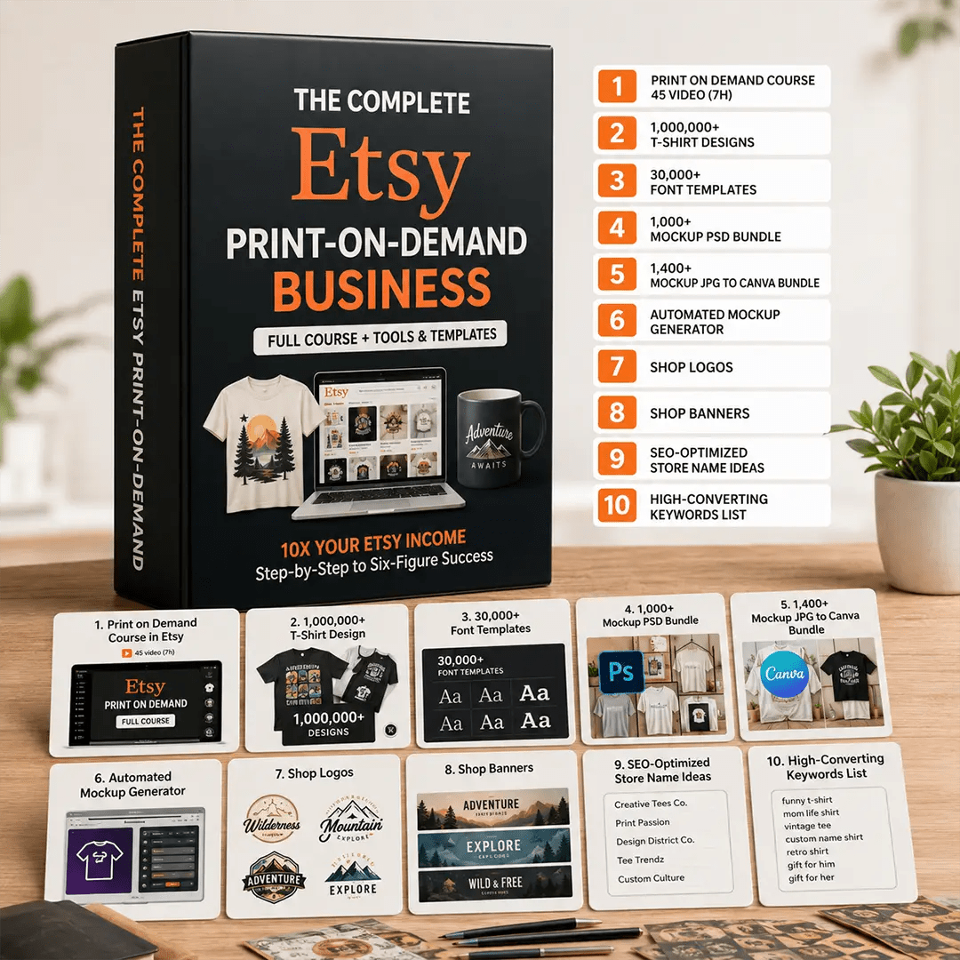 The Complete Etsy Print on Demand Business - ArkoTools